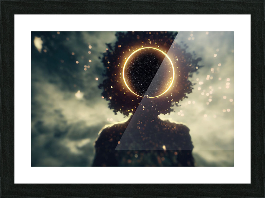 Sun Eclipse Picture Frame print
