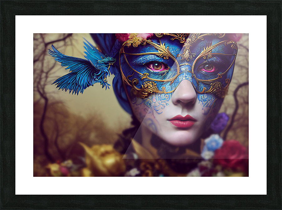 Mystic Warrior Picture Frame print