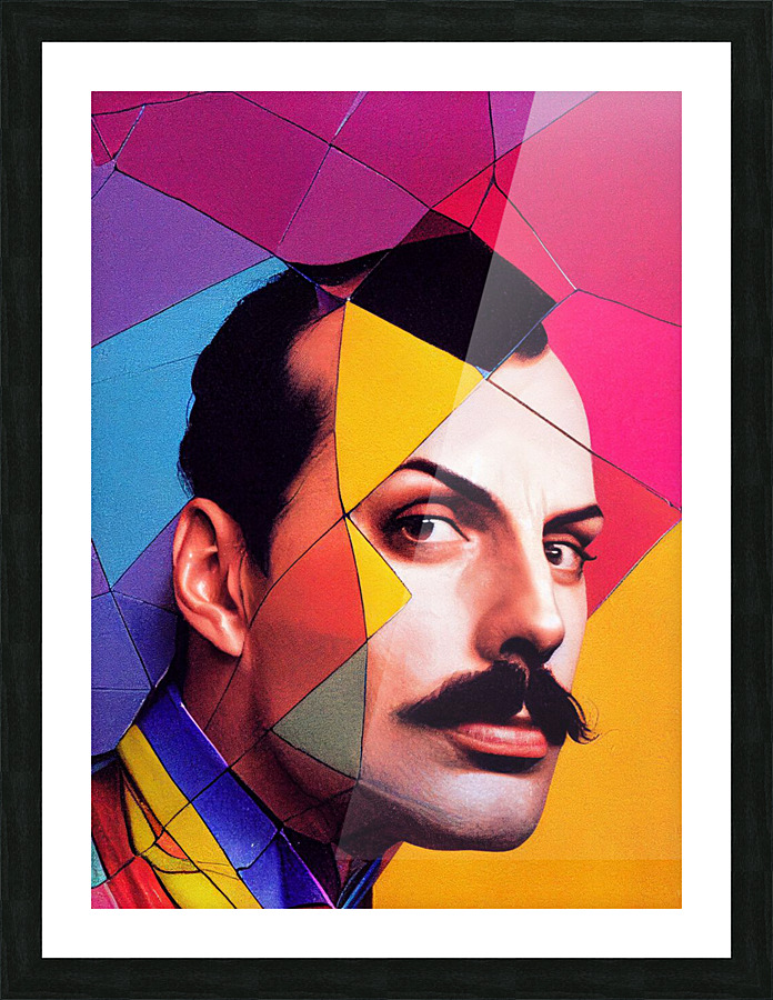Freddie Mercury Picture Frame print