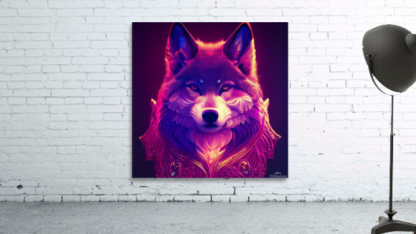Majestic Wolf Wall Preview