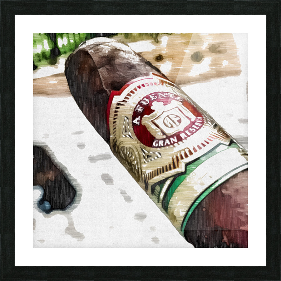 Friday Night Cigar Picture Frame print