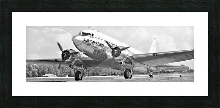 Douglas C47 Airplane Picture Frame print