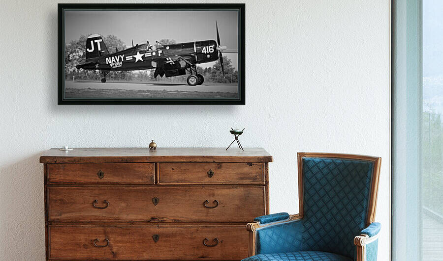 Vought F4U Corsair Airplane by Cameron Wilson Photos