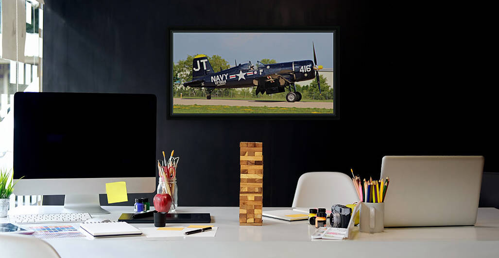 Vought F4U Corsair Airplane by Cameron Wilson Photos