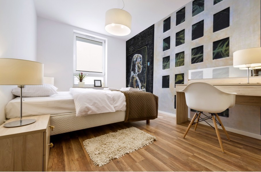 Wired life Mural print