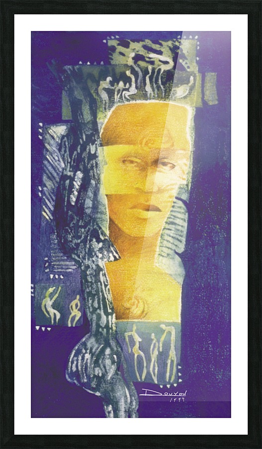 Wondering man Picture Frame print