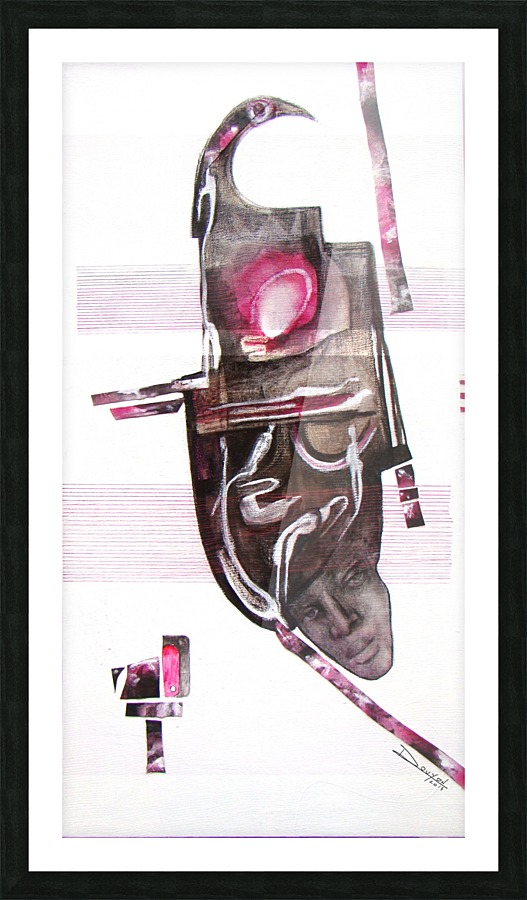 noir_blanc_rose Picture Frame print