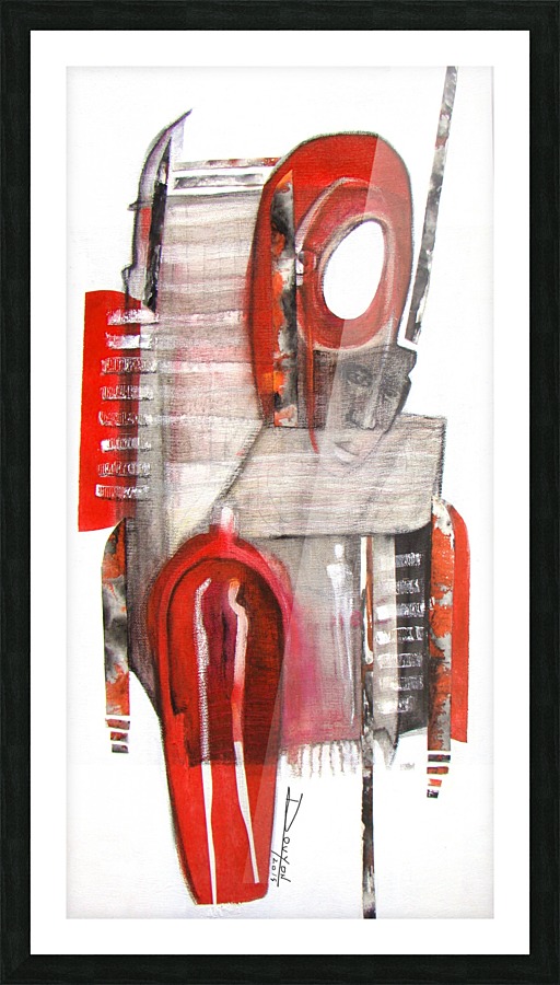noir_blanc_rouge Picture Frame print