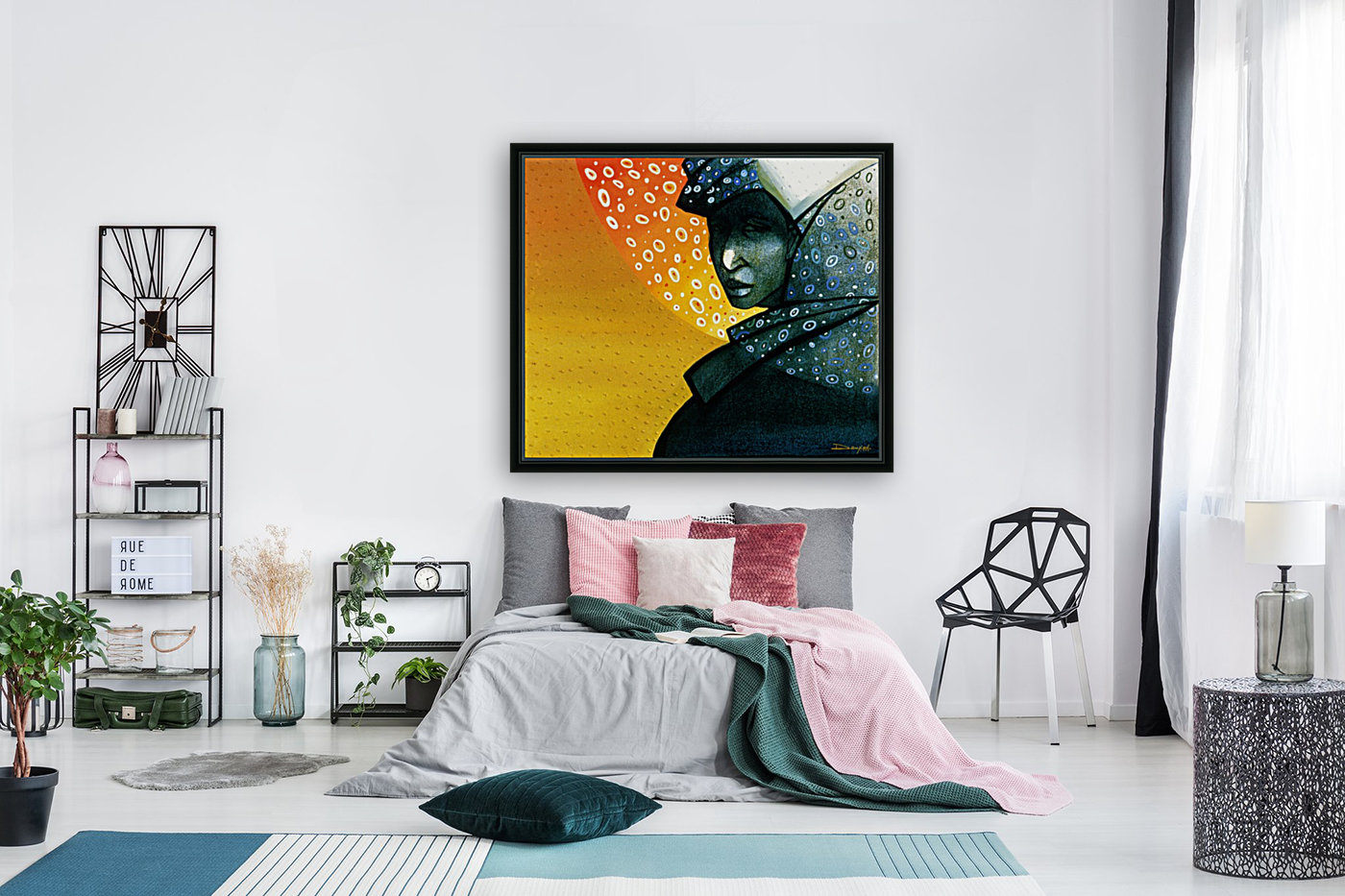Femme soleil Reproduction