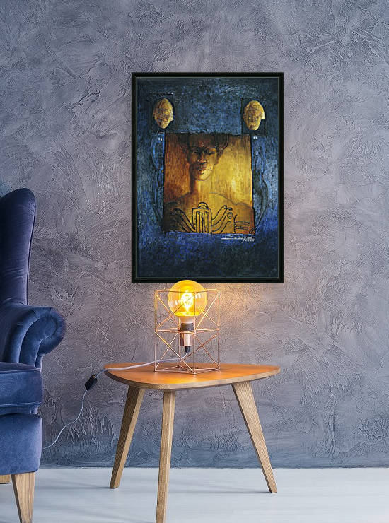 Two faces by Marie-Denise Douyon