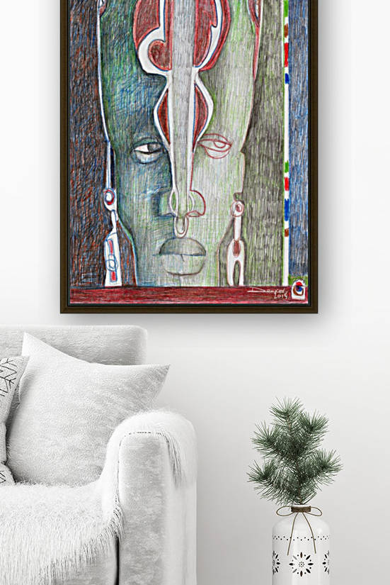 le masque 1 by Marie-Denise Douyon