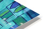 forgé de bleu HD Metal print