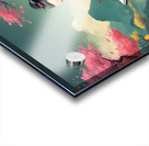 0 A Chinese philosopher sits and writes his color Acrylic print