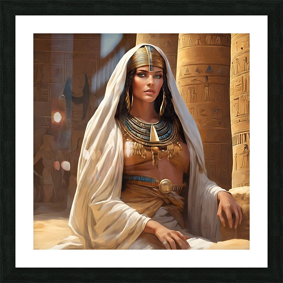 0 A beautiful woman during the reign of the Phara Picture Frame print