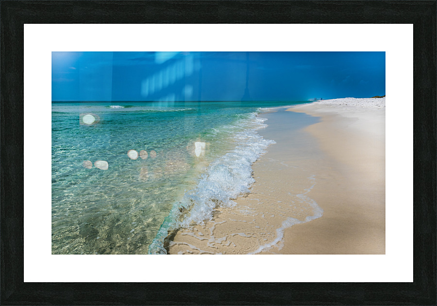 Emerald Waters Picture Frame print