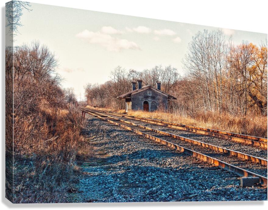 Ernestown Train Station  Canvas Print