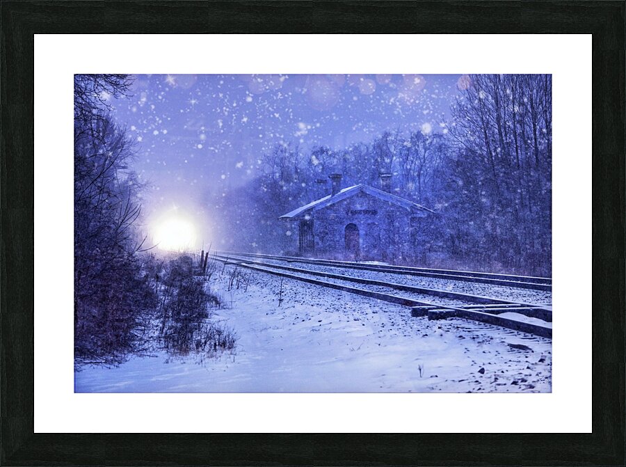 Trains  Coming  Picture Frame print