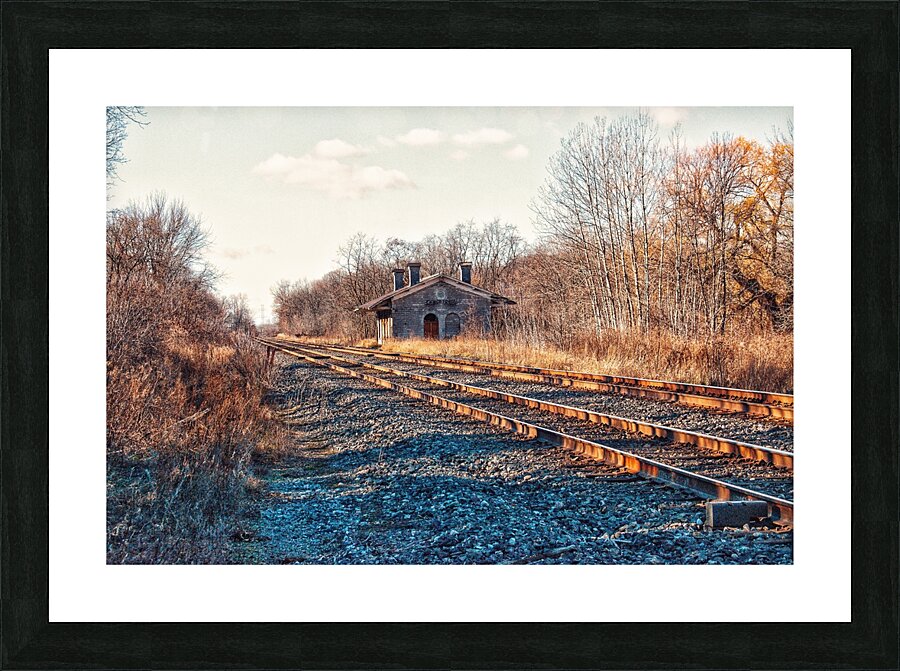 Ernestown Train Station  Picture Frame print