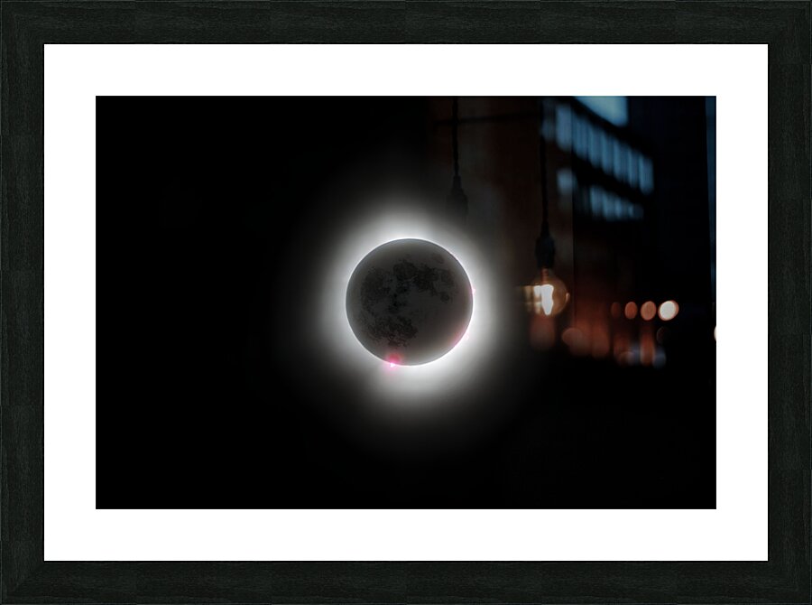 Eclipse 2024 Picture Frame print