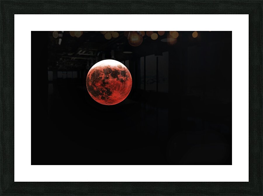 Blood Moon Picture Frame print