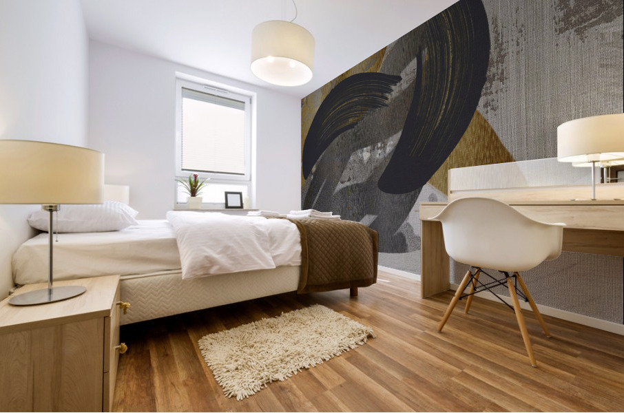 Golden Mural print