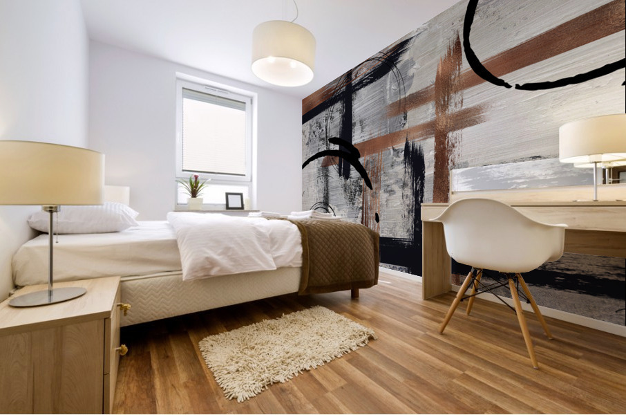 Circle or Two Mural print