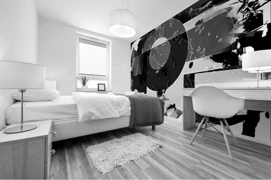 Ink Scratch Mural print
