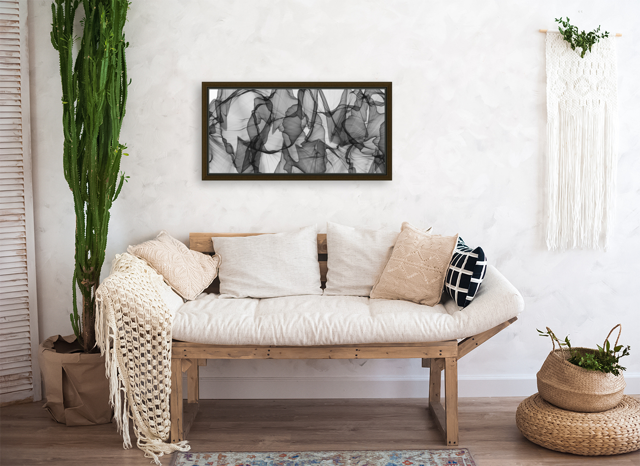 Black & White Abstract Reproduction