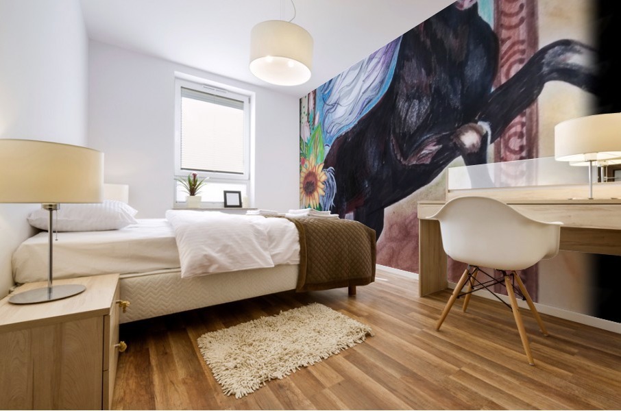 Horse Mural print