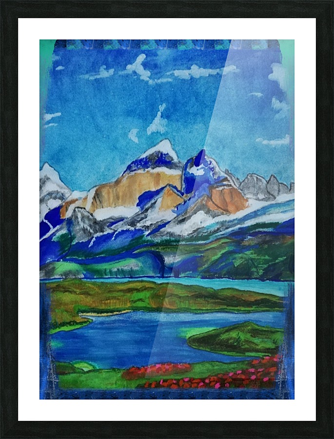 Mountains Picture Frame print