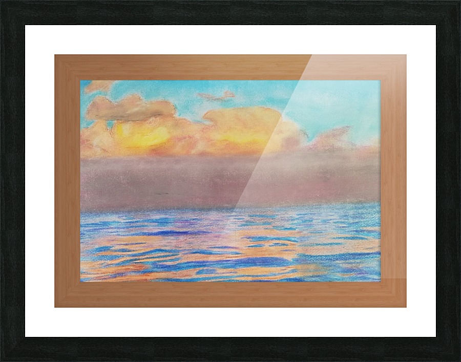 Sea view Picture Frame print
