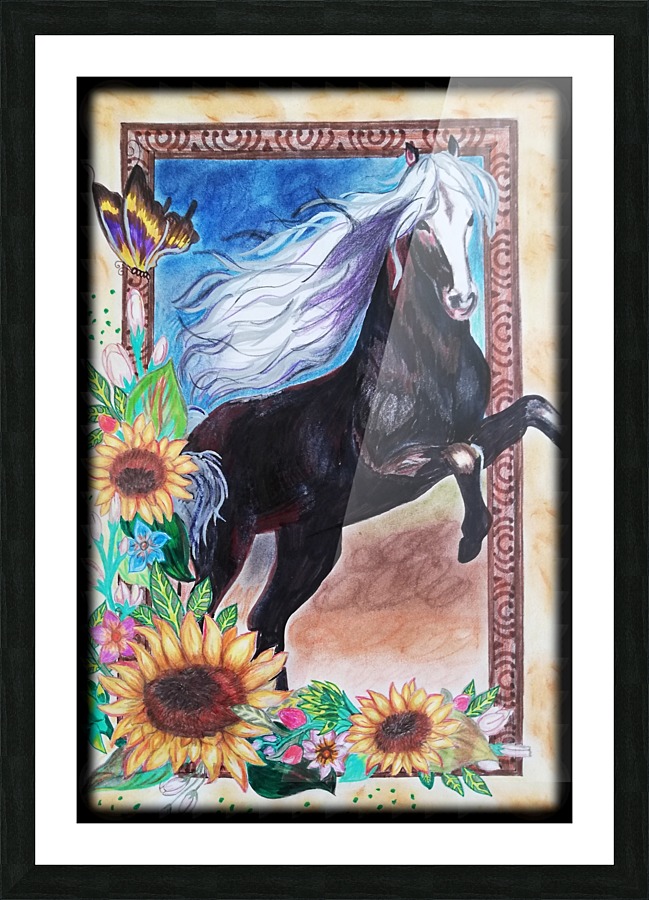 Horse Picture Frame print