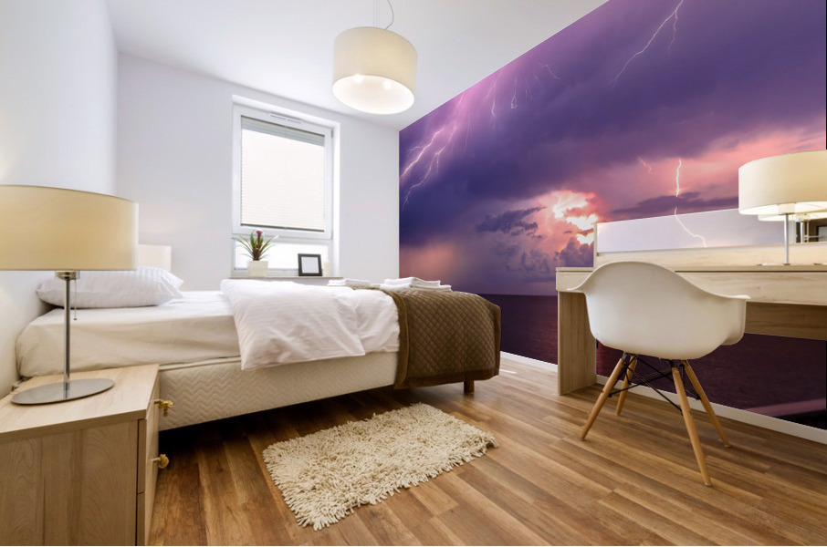 Zeus Parting Light Mural print