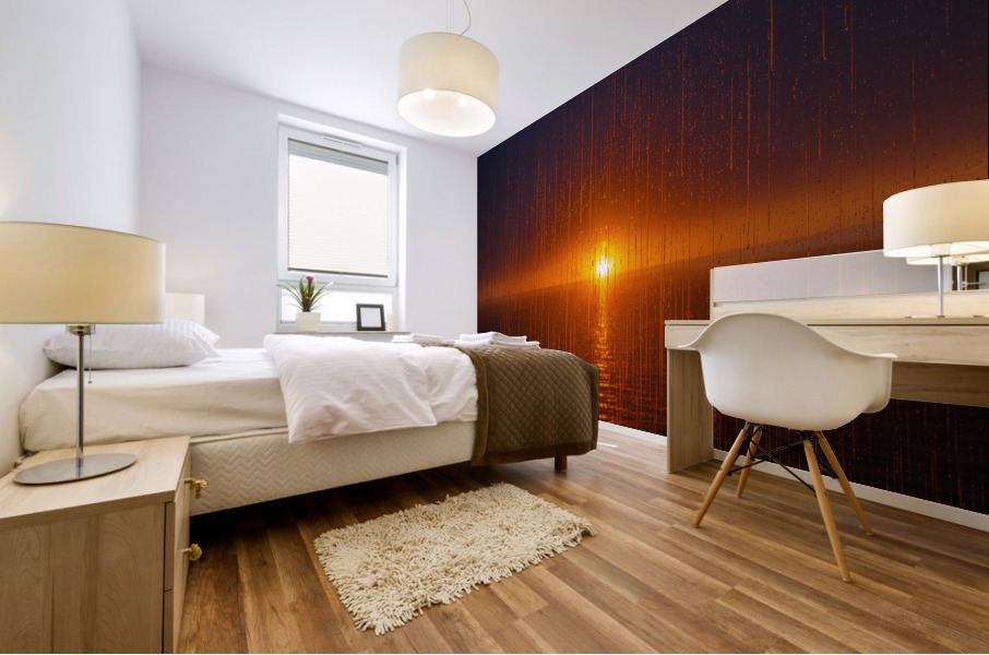 Neos Rain Mural print
