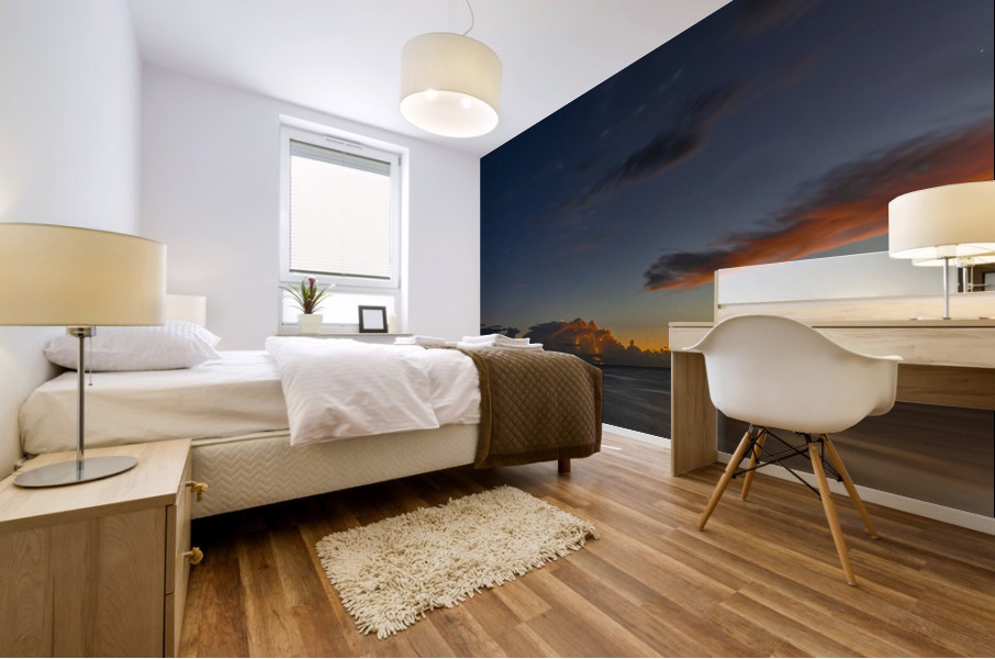 Nautical Twilight Storm  Mural print