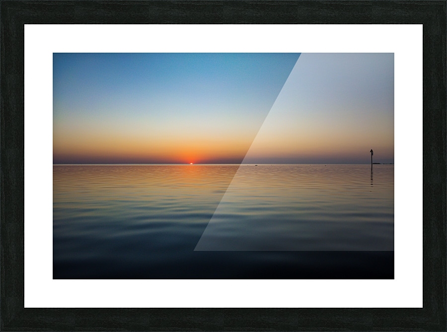  Sunset At Waters Edge Picture Frame print