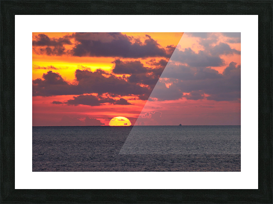 Warm Summers Night Picture Frame print