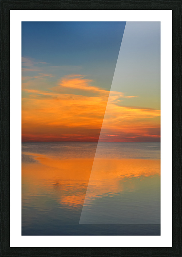 Gradient Reflection  Picture Frame print