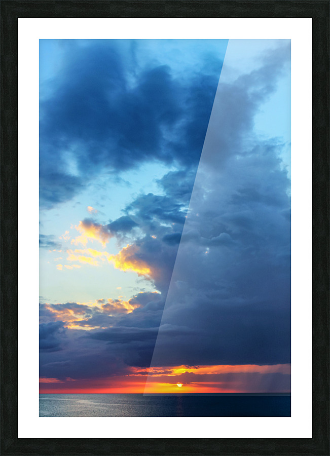 Troubled Waters Picture Frame print