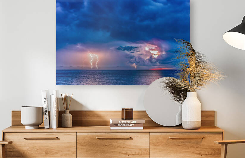 Stormy Sunset Reproduction