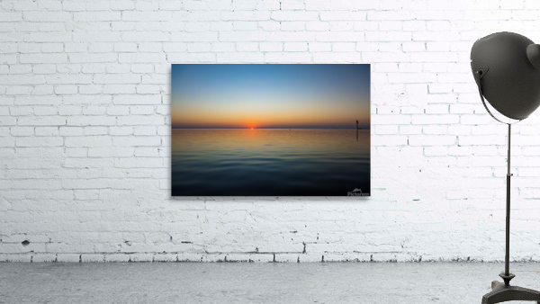  Sunset At Waters Edge Wall Preview