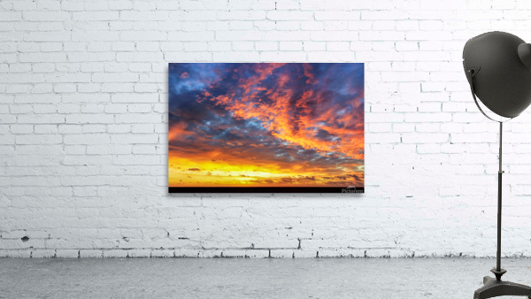 Golden Clouds Wall Preview