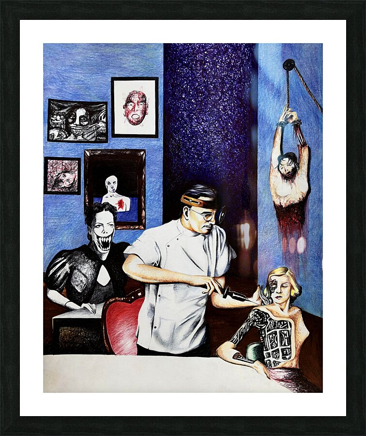 THE DOCTOR Picture Frame print