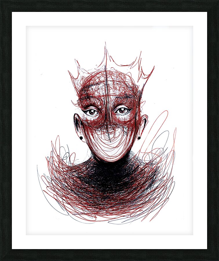 THE QUEEN Picture Frame print