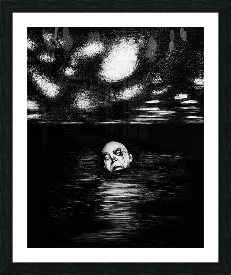 DROWNING  Picture Frame print