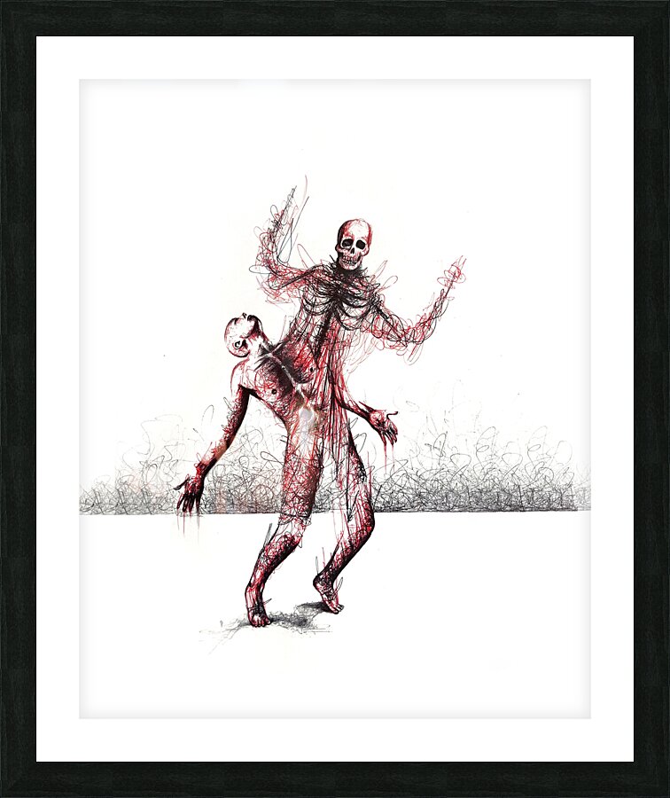 OUT Picture Frame print