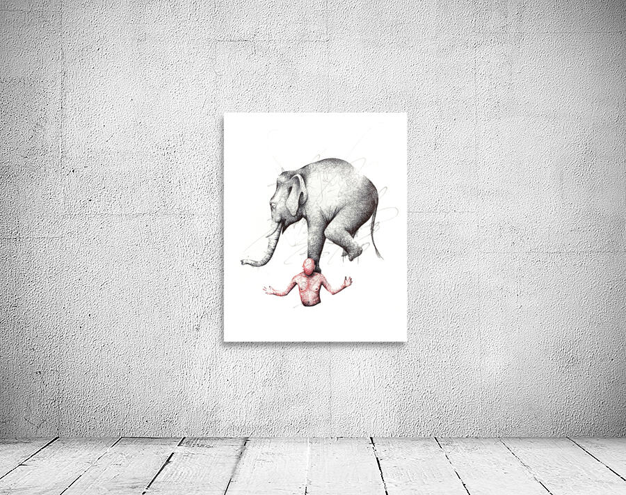 SLEEPY ELEPHANT Wall Preview