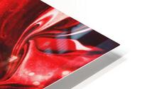 Red Liquid HD Metal print