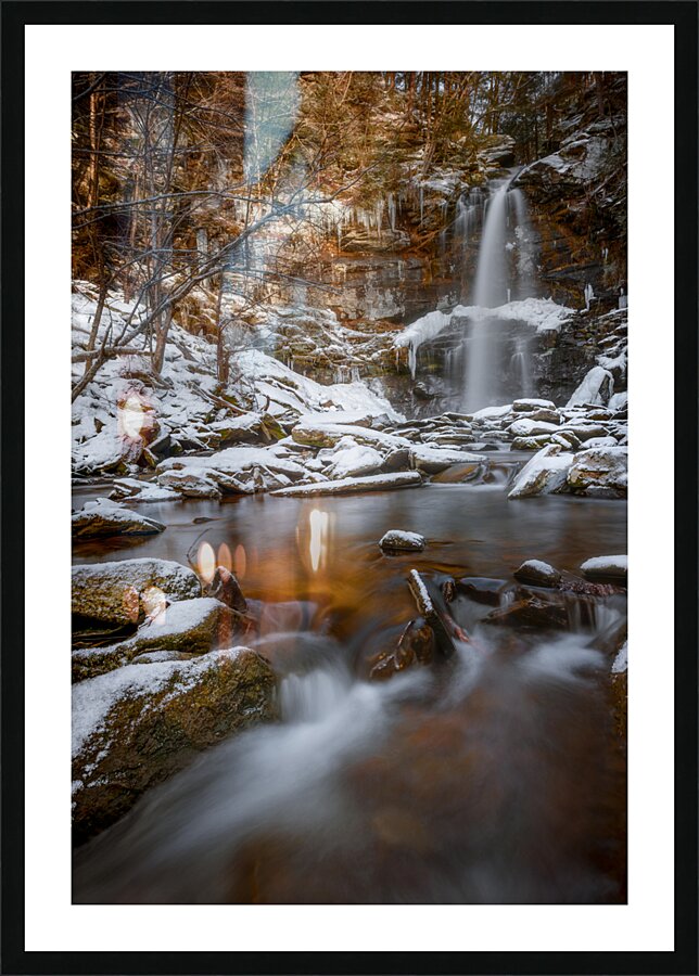 Winter Sunshine at Plattekill Picture Frame print