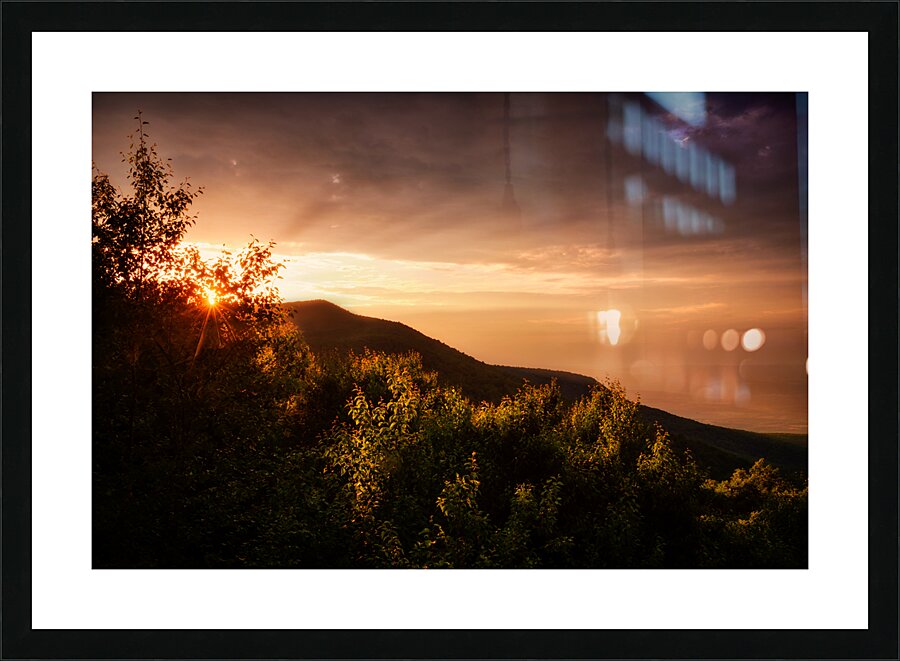 Summer Sunburst Picture Frame print